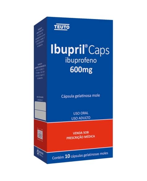 IBUPRIL 600 MG C 10CAPS GEL IBUPROFENO