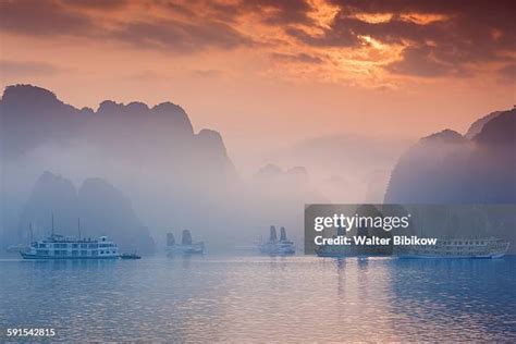 Halong Bay Sunrise Photos and Premium High Res Pictures - Getty Images