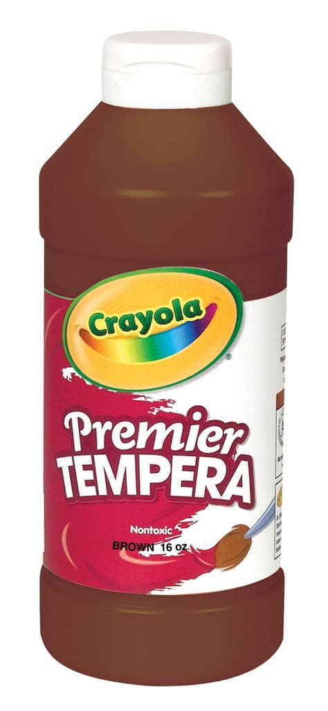 Crayola 007836 Premier Non Toxic Liquid Tempera Paint 1 Pt Squeeze