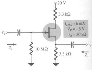 Solved Determine Zi Zo And Av For The Network Solutioninn