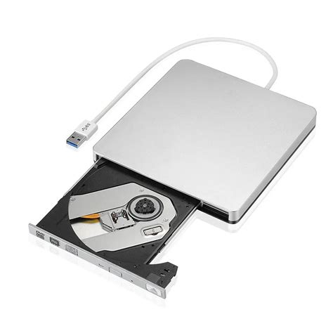 External Slim USB 3.0 DVD Burner DVD RW VCD CD RW Drive Burner Drive ...