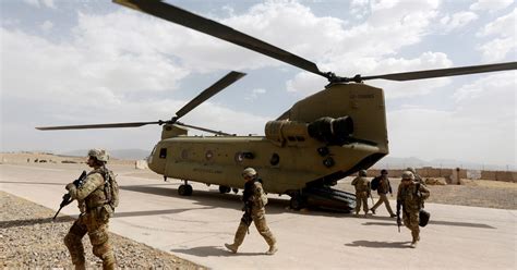 Two U S Service Members Killed In Helicopter Crash In Afghanistan