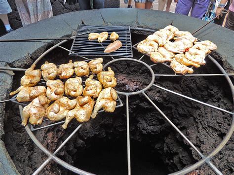 Timanfaya National Park Chicken Cooking Over Heat From Vo Flickr