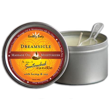 Earthly Body 68 Oz Round Tin Massage Candle Dreamsicle Canada