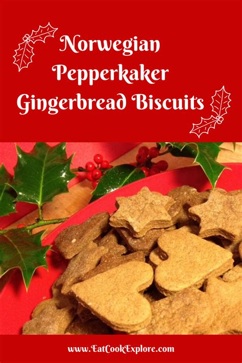 Norwegian Pepperkaker Gingerbread Biscuits Recipe Gingerbread Biscuit Recipe Delicious