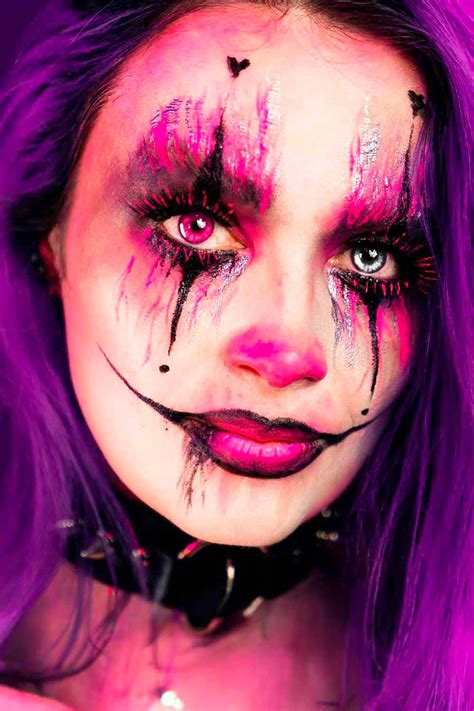 Scary Clown Makeup Ideas For Women