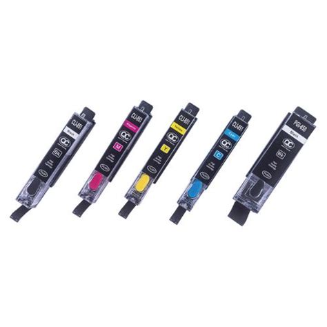 5 X Canon Compatible Edible Ink Cartridges CLI 551 PGI 550 XXL EMPTY