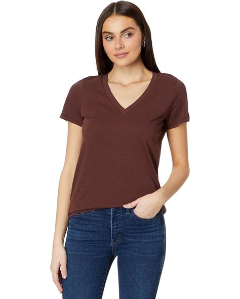 Women S Madewell Whisper Cotton V Neck Tee Zappos