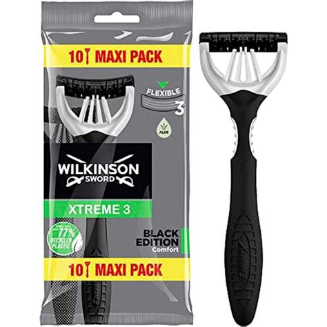 Wilkinson Pack 10 Unidades Wilkinson Xtreme 3 Black Edition Máquina