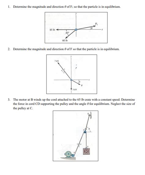 Solved Determine The Magnitude And Direction Of F So Chegg