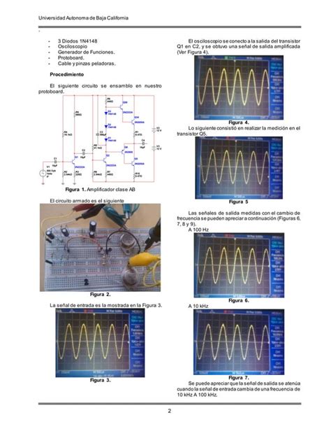 Practica Amplificador Clase AB PDF