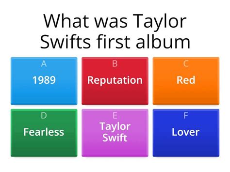 Taylor Swift - Quiz