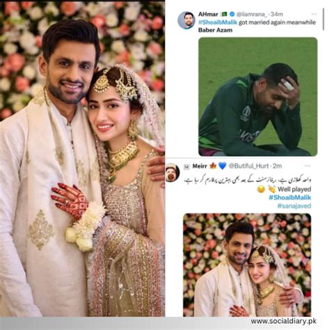 Internet reaction to Shoaib Malik and Sana Javed marriage announcement ...