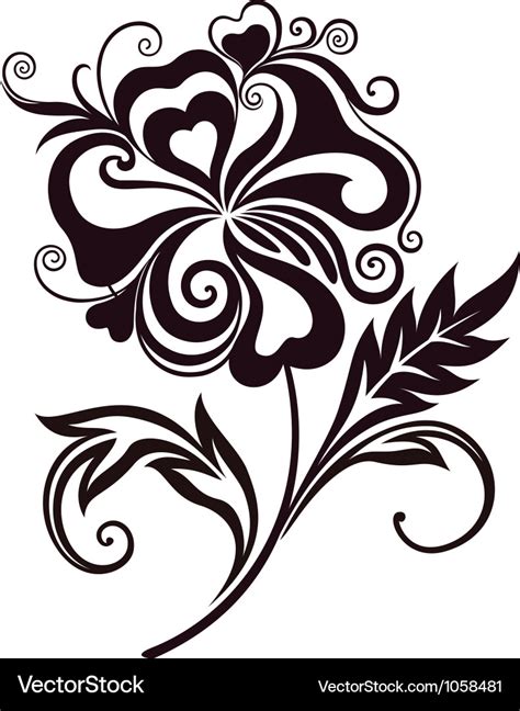 Flower Line Svg Svg Cut File