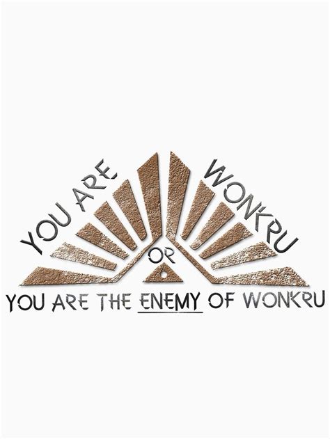 Wonkru Or The Enemy Of Wonkru Fitted T Shirt For Sale By