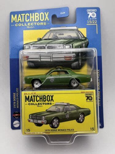 Matchbox 78 Dodge Monaco Police Car Boone County 2023 Collectors Series Ebay