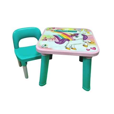 Mesa Cadeira Infantil para Atividades Didática e Desmontável