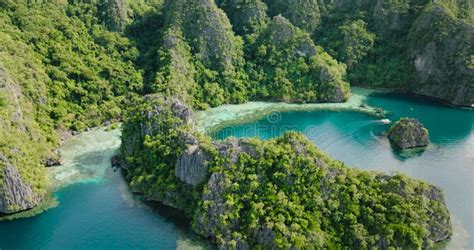 Lagoons In Coron Palawan Philippines Stock Footage Video Of Beach