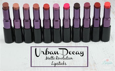 Urban Decay Matte Revolution Lipsticks Swatches Review Love For