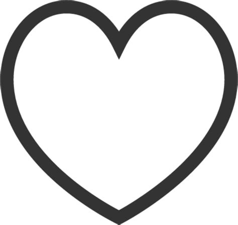 Black Heart Icon Png