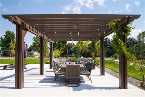 Freestanding Timber Frame Craftsman Patio Boise By Shadeworks