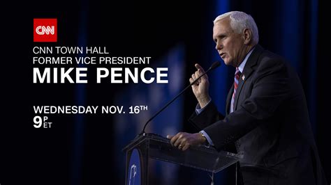 CNN to host live Town Hall with former Vice President Mike Pence