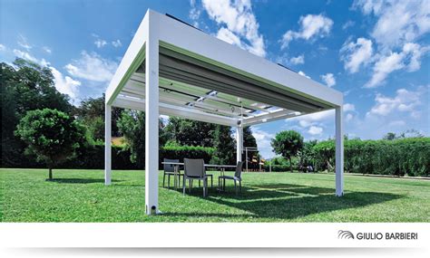 Pergola Fotovoltaica In Alluminio Giulio Barbieri