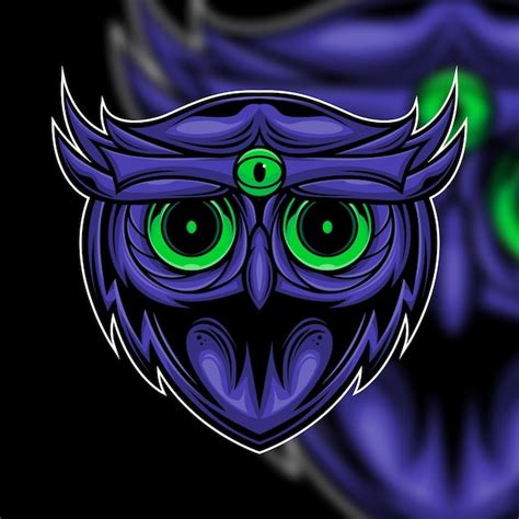 Premium Vector Owl Mascot Logo Vector Illustration