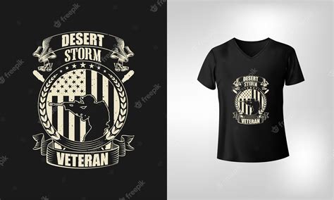 Premium Vector Desert Storm Veteran T Shirt Design