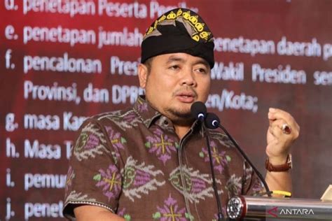 Kpu Ri Gelar Debat Capres Dan Cawapres Sebanyak Lima Kali Antara News