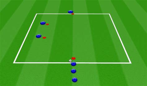 Football Soccer Up And Back Passing Technical Passing And Receiving Beginner