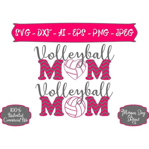 Volleyball Mom Svg Personalized Volleyballl Svg Volleyba Inspire Uplift