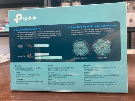 TP-Link Archer T4E AC1200 Dual Band Wireless Wi-Fi PCIe Adapter ...