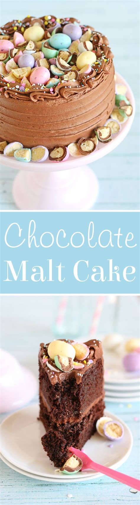 Chocolate Malt Cake - Glorious Treats