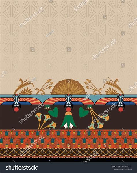 Indian Front Side Border Paisley Neck Stock Illustration 2228196711 ...