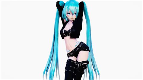 Mmd Hatsune Miku Hip Sway Tiktok Dance Youtube