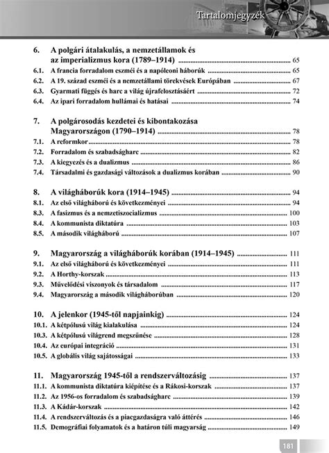 Érettségi témakörök vázlata történelemből középszinten A 2017 től