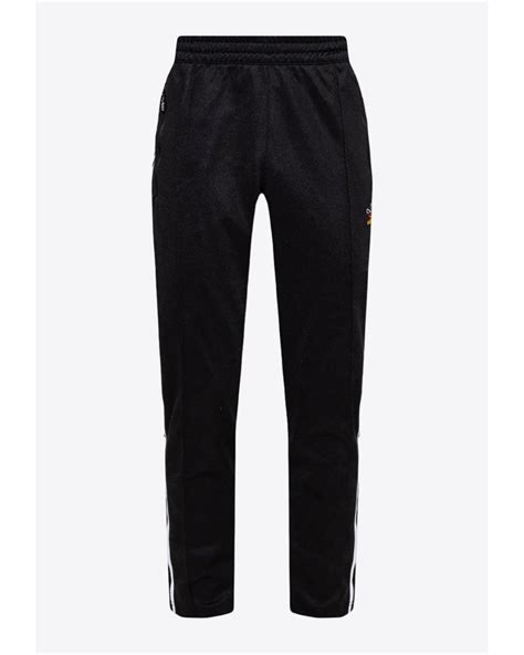 Adidas Originals Beckenbauer Logo Track Pants In Black For Men Lyst