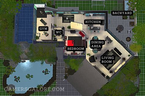 Mansion Floor Plans Sims