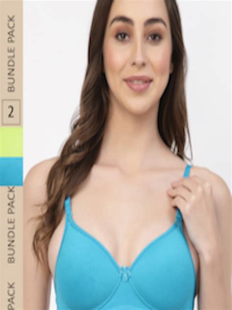 Buy Floret Pack Of 2 Heavily Padded Non Wired Seamless Push Up Bra