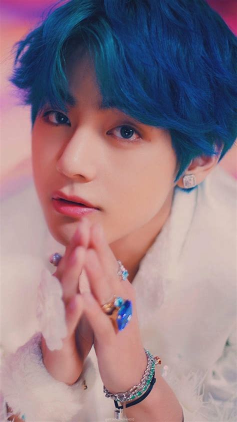 Taehyung Blue Hair Wallpapers - Top Free Taehyung Blue Hair Backgrounds ...