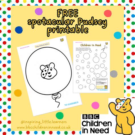 Pudsey printable | School as a Cucumber