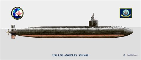 Uss Los Angeles Ssn 688 Print Submarines G M