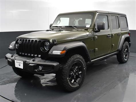 Pre Owned Jeep Wrangler Unlimited Willys Sport Utility In Houston