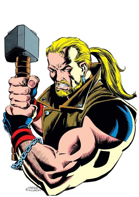 Thunderstrike By Ron Frenz And Al Milgrom Marvel Comics Art Marvel