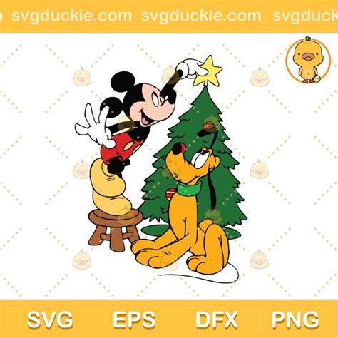 Mickey Mouse Christmas Holding Wreath Svg Mickey Mouse