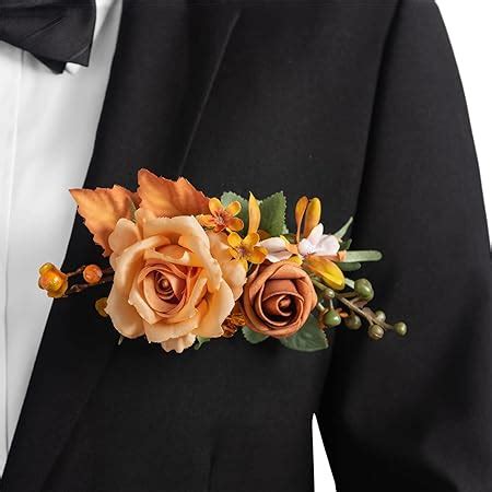 Amazon Ling S Moment Wedding Boutonniere For Groom And Groomsmen