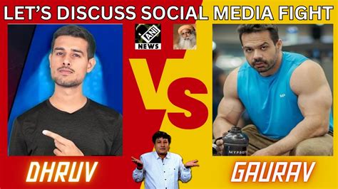 Dhruv Rathee Vs Gaurav Taneja Social Media Battle Over Ani Post Which