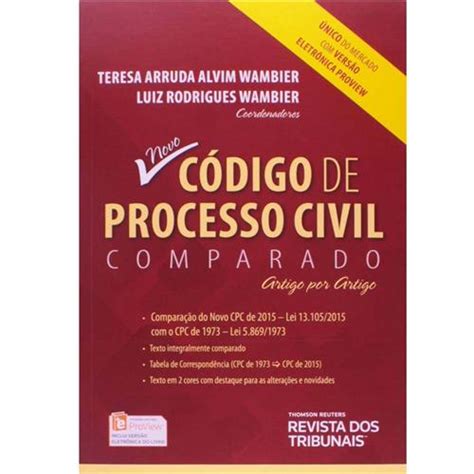 Livro Código de Processo Civil Comparado Volume Único Teresa