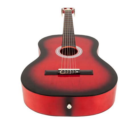 New 38 Inch Classical Red Acoustic Guitar with String & Pick | eBay